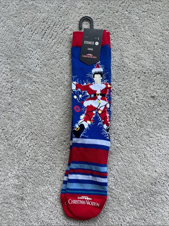 Stance Other - Stance Men's Blue & Red 'Christmas Vacation' Novelty Socks